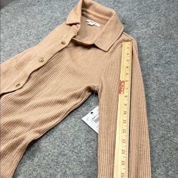 O'Neill Tan Long Sleeve‎ Button-Up Dress  zs S - Picture 16 of 16